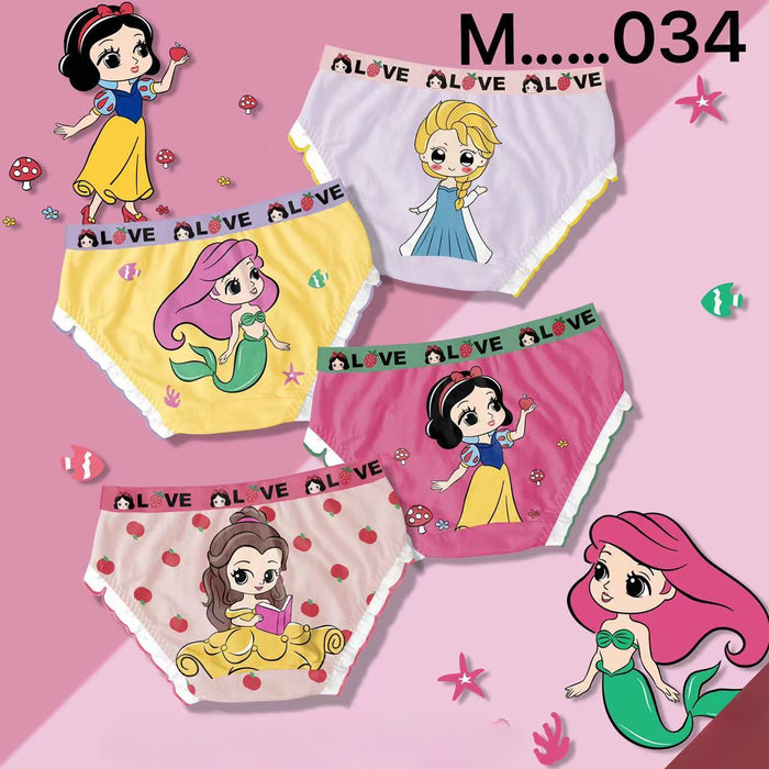 Wholesale Four-pack Pure Cotton Cartoon Children's Underwear (S) JDC-BS-Mings001