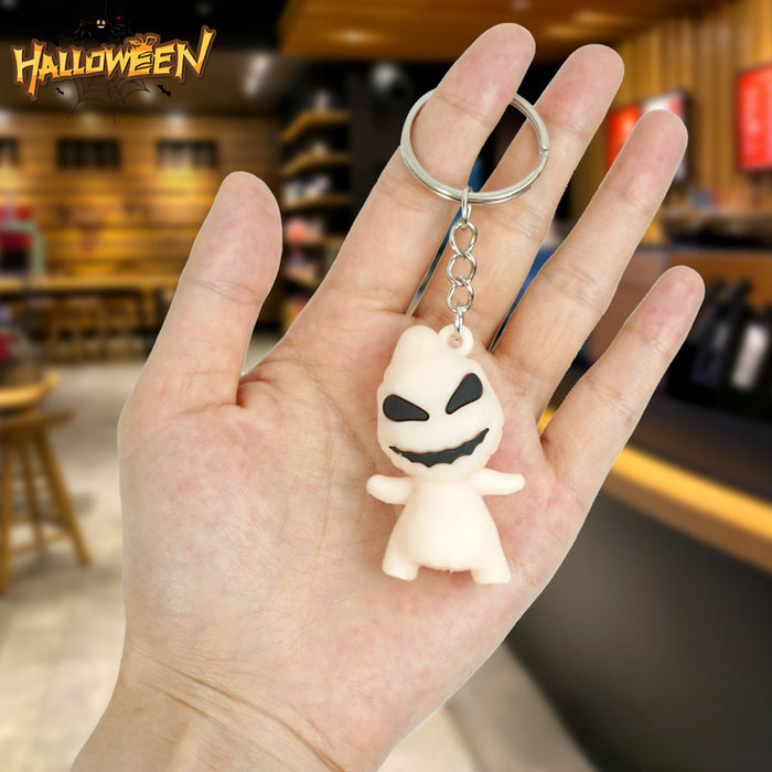 Wholesale Halloween PVC Cartoon Doll Keychain JDC-KC-Yexiang026