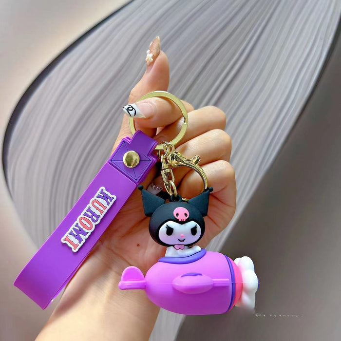 2pcs 2pcs PVC Cartoon Keychain JDC-KC-AOBANG002