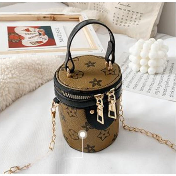 Wholesale PU Children's Chain Crossbody Bucket Bags JDC-SD-ShengT001