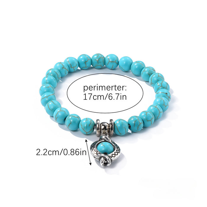 Wholesale Bohemian Ethnic Style Turquoise Bracelet JDC-BT-ManY004