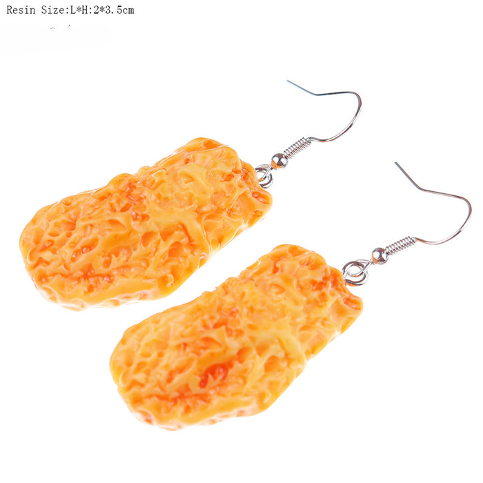 Wholesale Cartoon Food Resin Earrings JDC-ES-niqing028