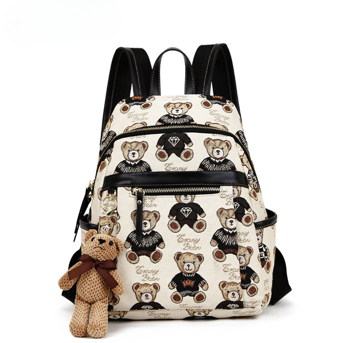 Wholesale Polyester Bear Backpack JDC-BP-Aida003