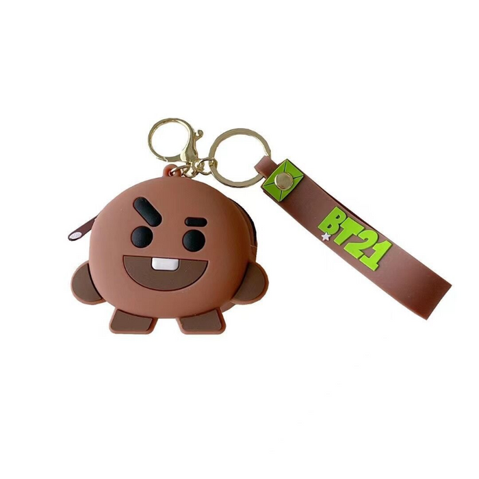 Wholesale Key Chain Silicone Creative Cartoon Coin Purse  JDC-KC-Huofan016