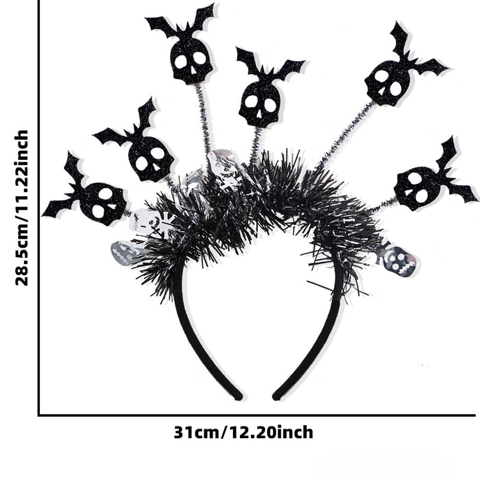 Wholesale Halloween Pumpkin Spider Hair Strip Plastic Headband JDC-HD-ZHHAO007