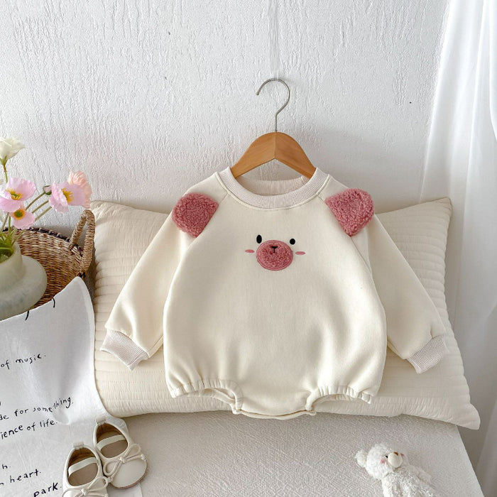 Wholesale Bear Warm Thickened Baby Romper Clothes JDC-BC-WeiNiS030