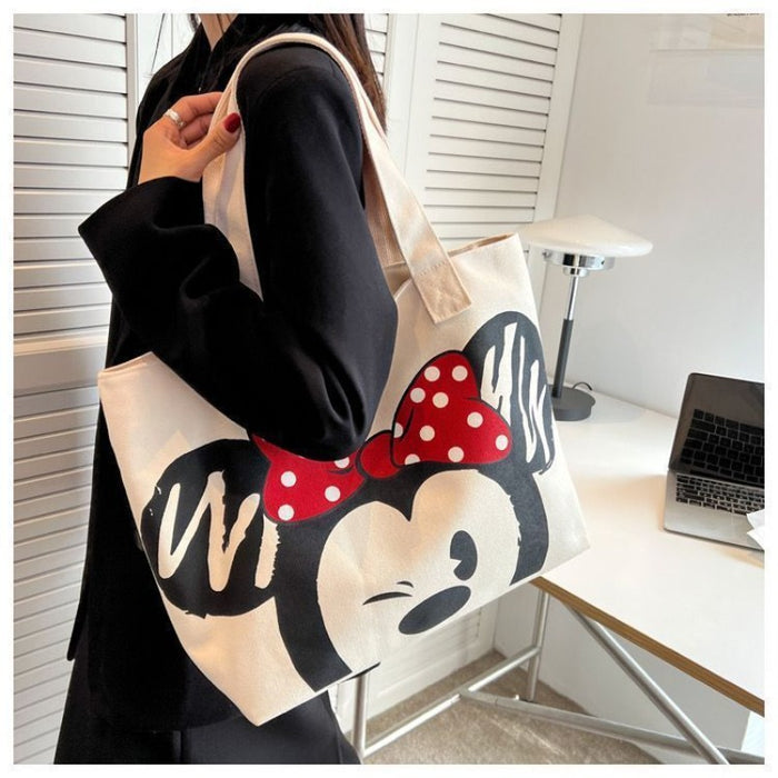 Wholesale Canvas College Harajuku Style Mickey Shoulder Bag JDC-SD-JingS002