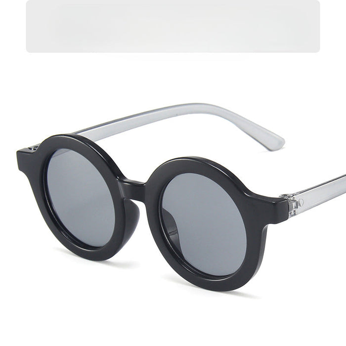 Wholesale Children's Colored Small Round Frame PC Sunglasses JDC-SG-mige007