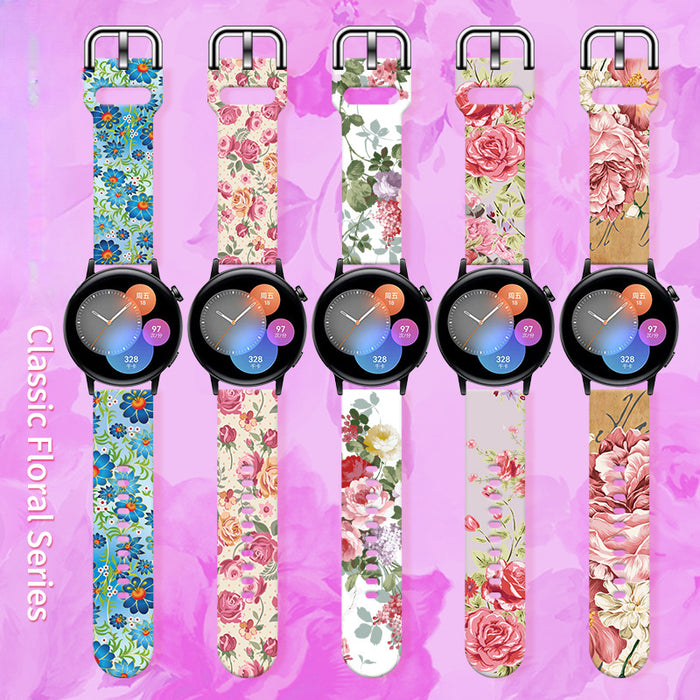 Wholesale Printed  Tpu Watch Strap Wrist Strap JDC-WD-NuoQi085