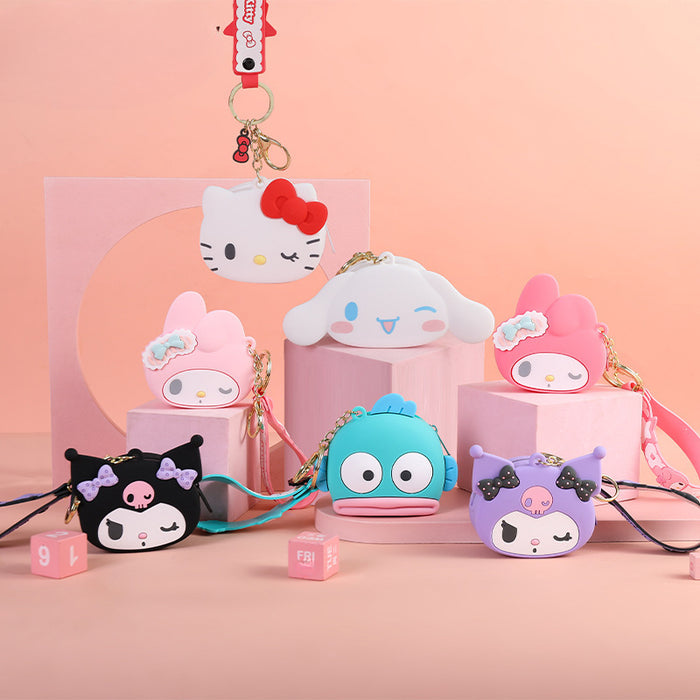 Wholesale Cartoon Mini Silicone Coin Purse Keychain (S) JDC-KC-TaoTa001