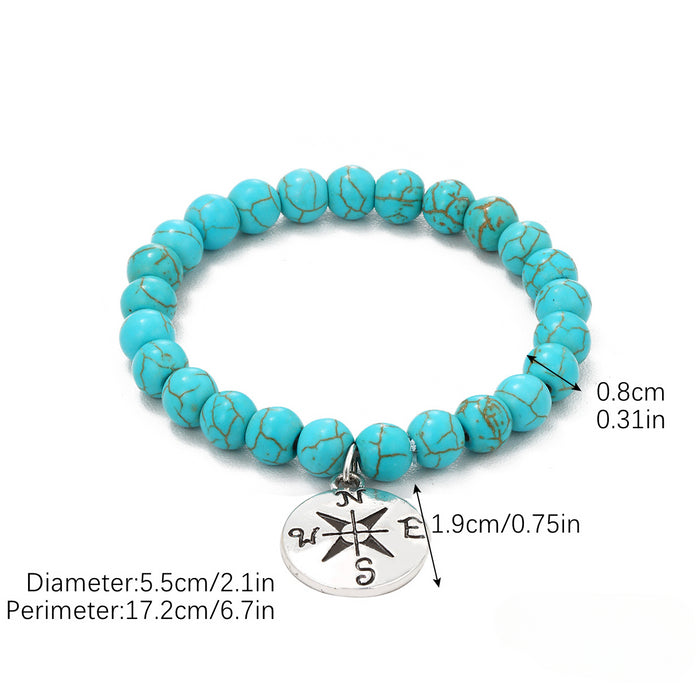 Wholesale Bohemian Ethnic Style Turquoise Bracelet JDC-BT-ManY004