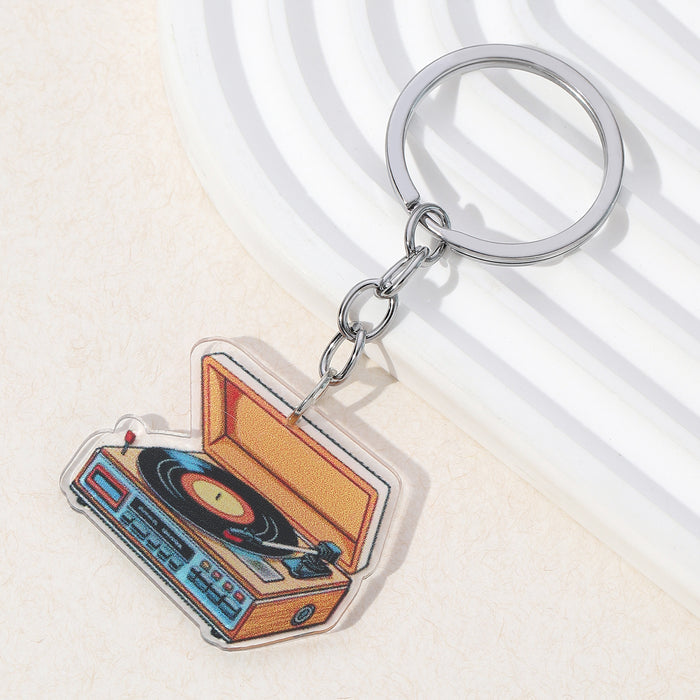 Wholesale European and American Music Festival Series Acrylic Keychain JDC-KC-RongRui012