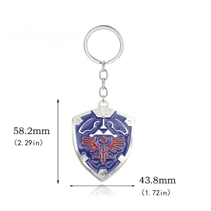 Wholesale Cartoon Bagpipe Necklace Keychain Set JDC-NE-YouM013