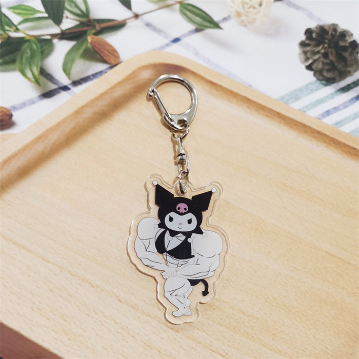 Wholesale Cartoon Acrylic Keychains JDC-KC-ChuangYi011