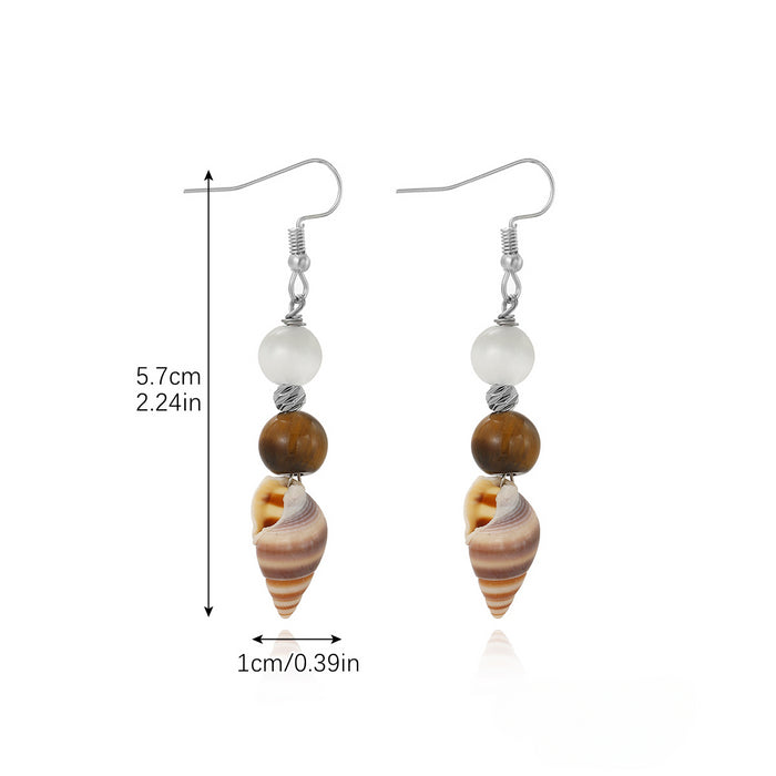 Wholesale Pearl Shell Earrings JDC-ES-ManY049