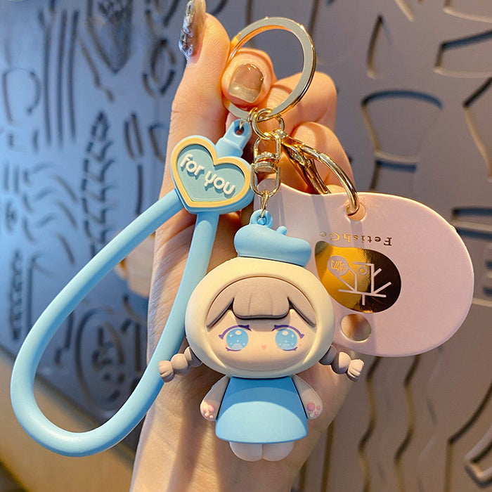 Wholesale PVC Cartoon Doll Keychain JDC-KC-BaiM085