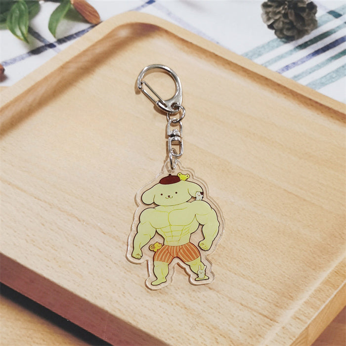 Wholesale Cartoon Acrylic Keychains JDC-KC-ChuangYi011