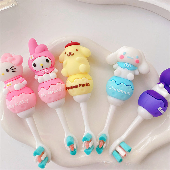 Wholesale Cartoon Cute Children Soft Plastic Toothbrush JDC-TBH-Ceguan001