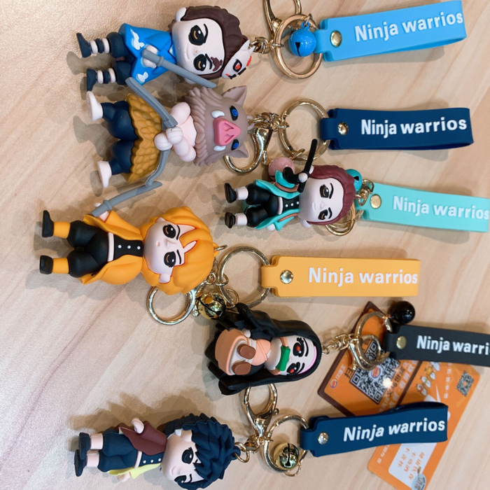 Wholesale Key Chain Cartoon anime silicone keychain JDC-KC-JuJi007