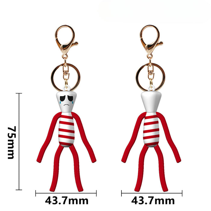Wholesale PVC Clown Doll Keychain JDC-KC-HaoAn004