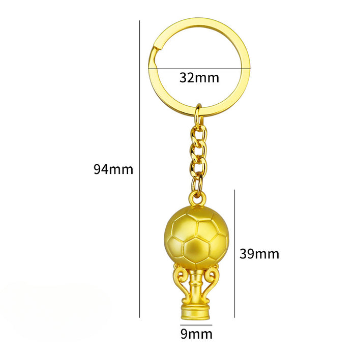 Wholesale Zinc Alloy Football Keychain JDC-KC-XunXin007