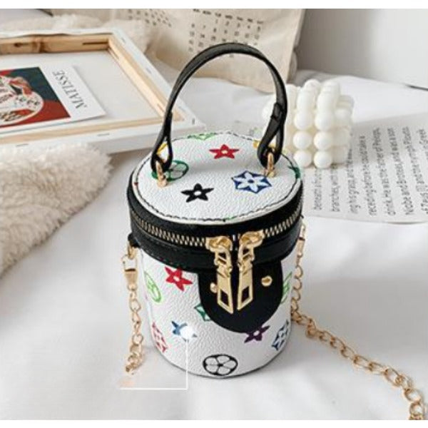 Wholesale PU Children's Chain Crossbody Bucket Bags JDC-SD-ShengT001