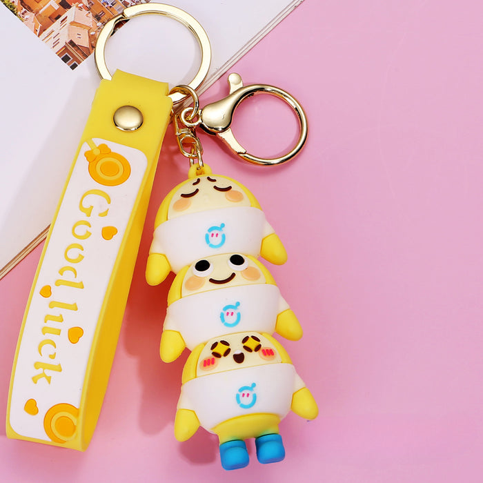 Wholesale PVC Cartoon Doll Keychain JDC-KC-YueY005