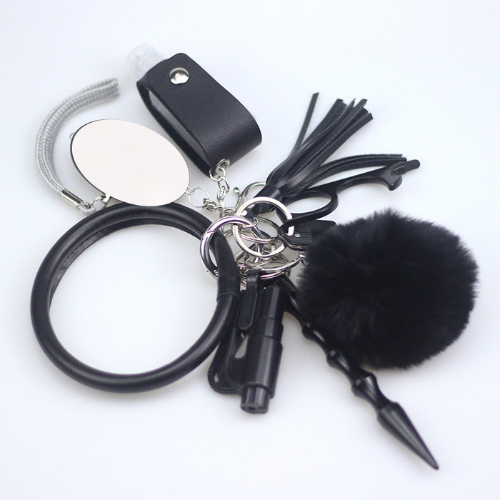 Wholesale Wrist Plush Door Bottle Opener Keychain JDC-KC-TouMS075