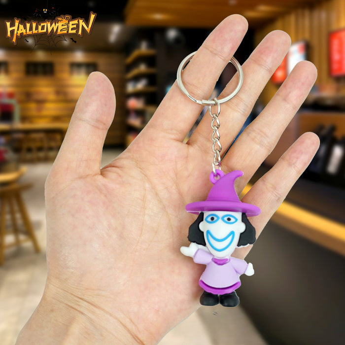 Wholesale Halloween PVC Cartoon Doll Keychain JDC-KC-Yexiang026