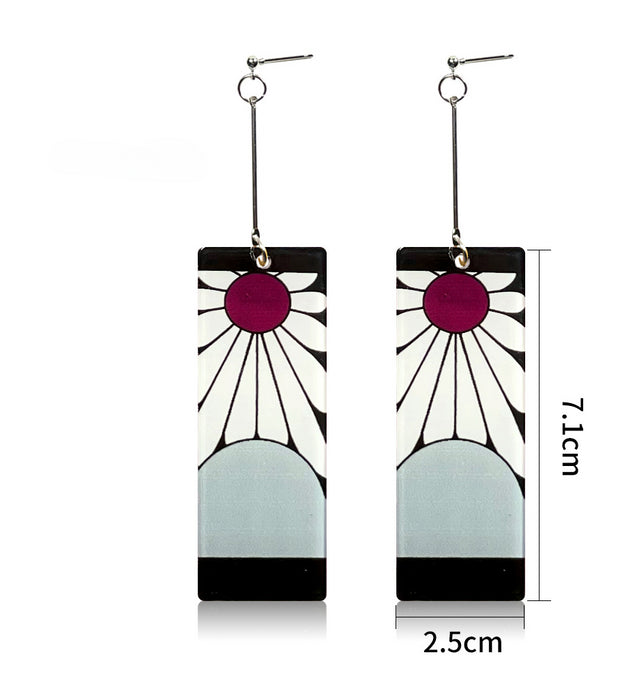 Wholesale Acrylic Cartoon Earrings JDC-ES-JiaYi008