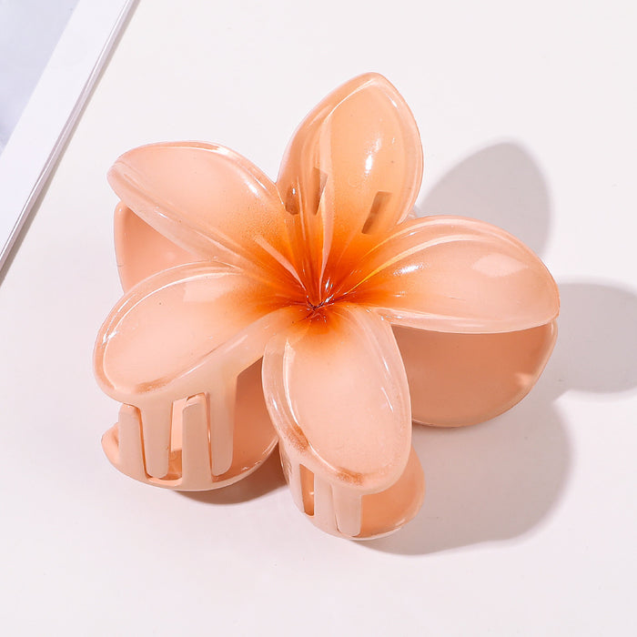 Wholesale Plumeria Flowers Plastic Hair Clip JDC-HC-Yiyan002