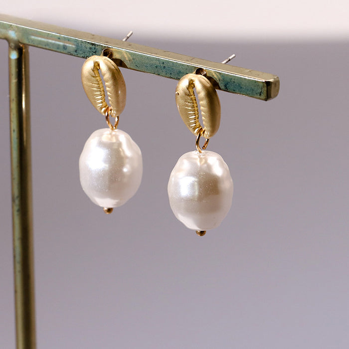 Wholesale Pearl Pendant Earrings JDC-ES-YaXue001