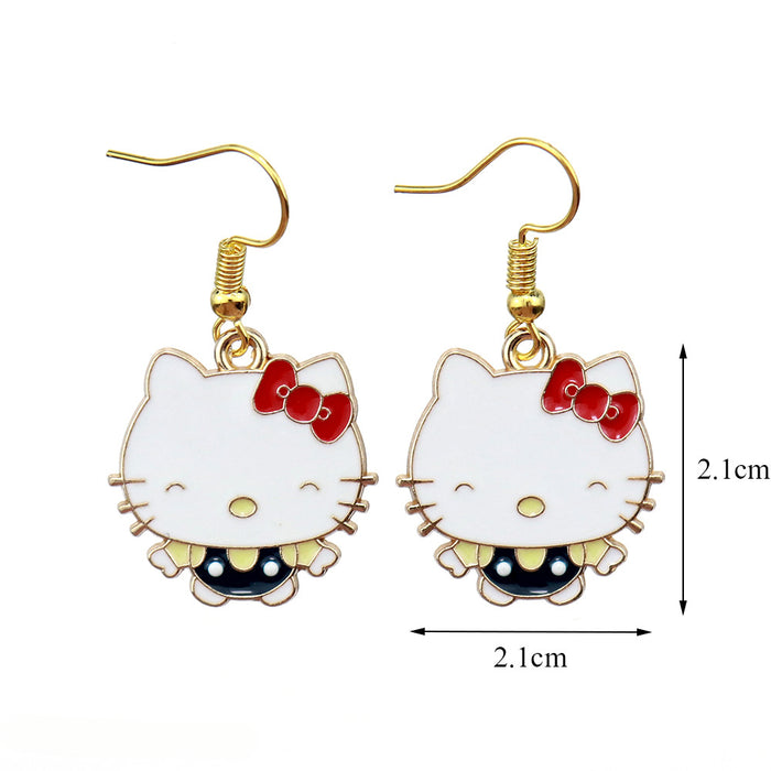 Wholesale Cartoon Animal Resin Earrings JDC-ES-niqing019