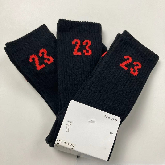 Wholesale Cotton 3pcs Thick High-top  Sports Socks JDC-SK-Kuos002