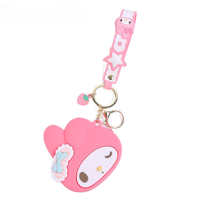 Wholesale Cartoon Mini Silicone Coin Purse Keychain (S) JDC-KC-TaoTa001