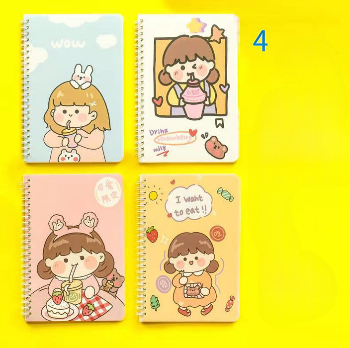 Wholesale Soft Surface Paper Cartoon Cute Notebook JDC-NK-Liuj004