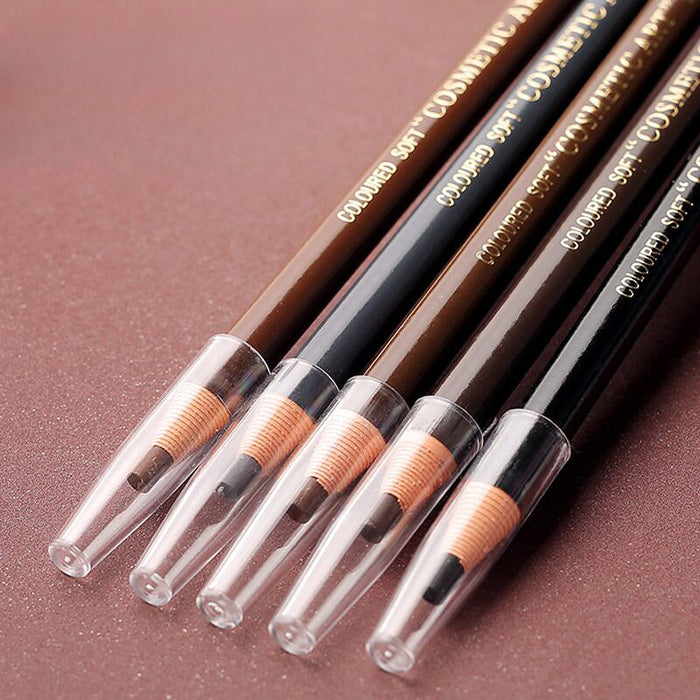 Wholesale Eyebrow Pencil Waterproof Sweat Proof Non Fading Male and Female Beginners Tear Pull Chop Knife Cutting Type JDC-EP-SN002