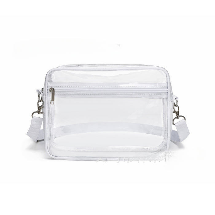 Wholesale PVC Waterproof Transparent Messenger Bag JDC-SD-HanDuo002