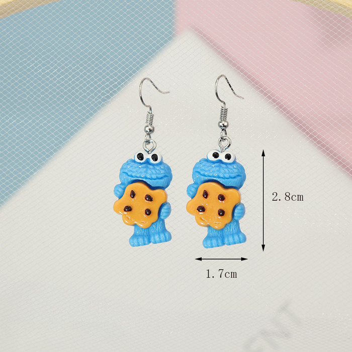 Wholesale Cartoon Funny Figure Earrings JDC-NS-NiQing001