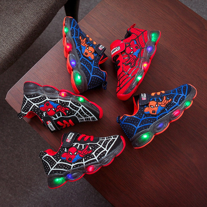 Wholesale Illuminated Mesh Children's Sports Shoes Kids Shoes JDC-KS-GS001