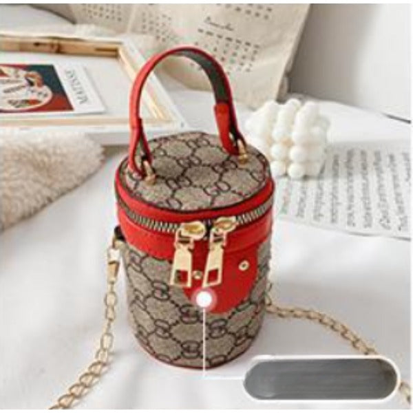 Wholesale PU Children's Chain Crossbody Bucket Bags JDC-SD-ShengT001