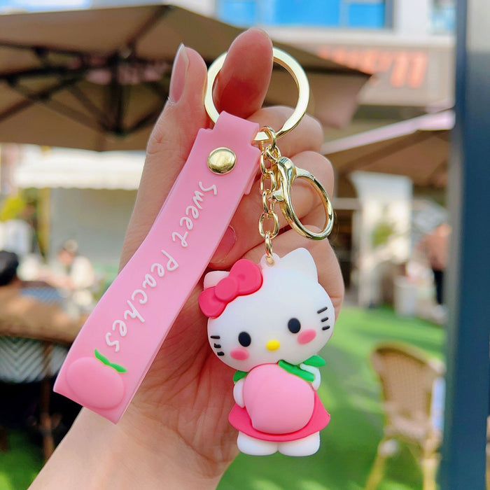 Wholesale Cute Cartoon Doll Silicone Keychain (S) JDC-KC-WC023