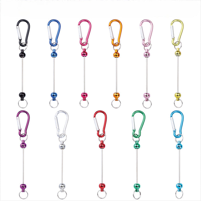 Wholesale Beadable Metal Hook Keychain JDC-KC-HuaH009