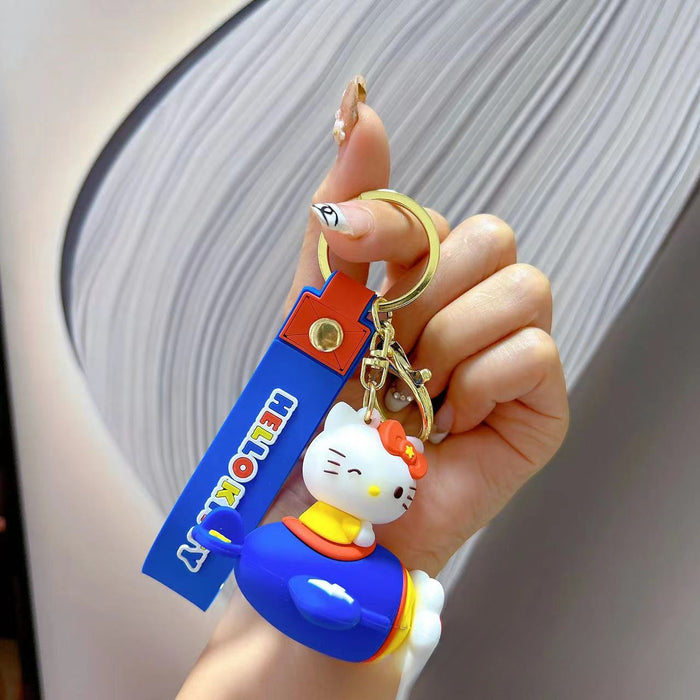 Wholesale 2PCS PVC Cartoon Keychain JDC-KC-Aobang002