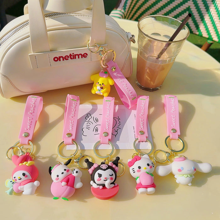 Wholesale Cute Cartoon Doll Silicone Keychain (S) JDC-KC-WC023