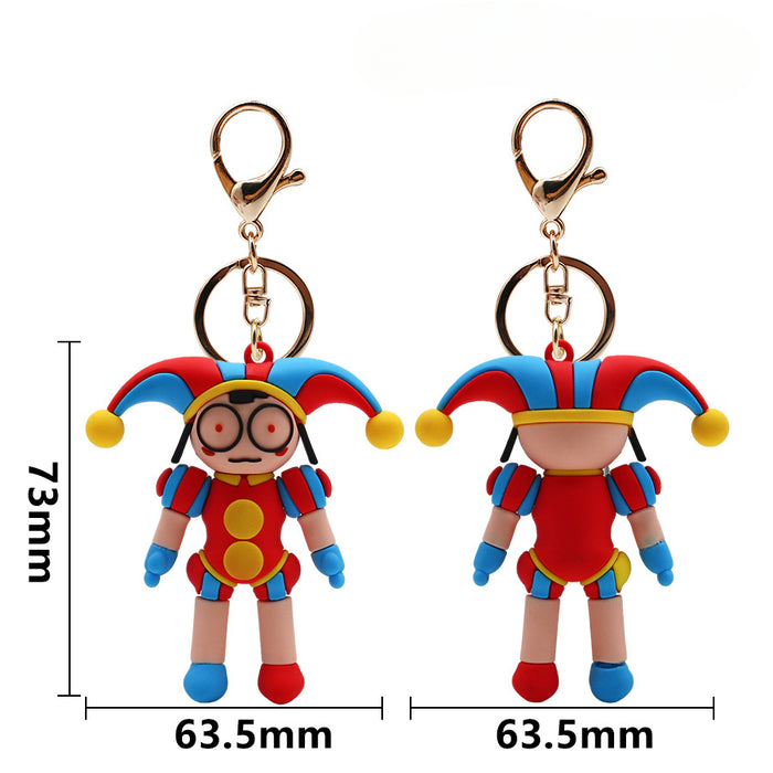 Wholesale PVC Clown Doll Keychain JDC-KC-HaoAn004