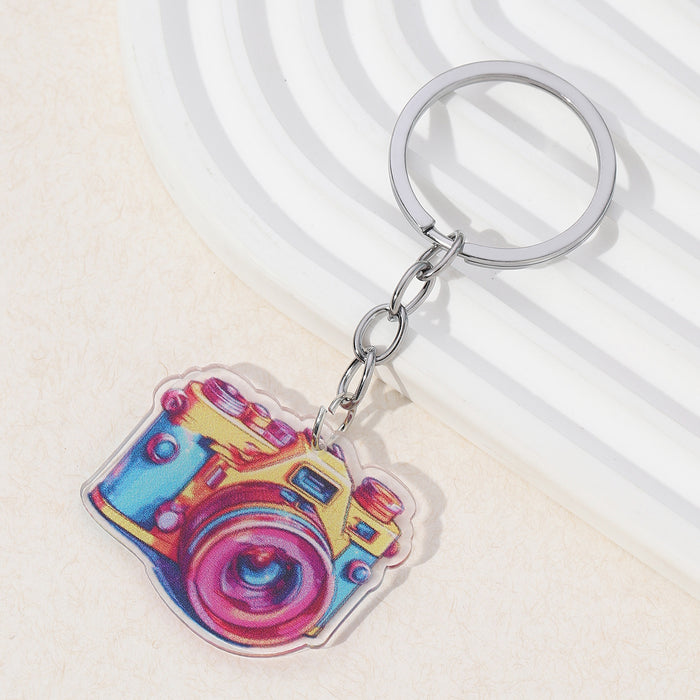 Wholesale European and American Music Festival Series Acrylic Keychain JDC-KC-RongRui012