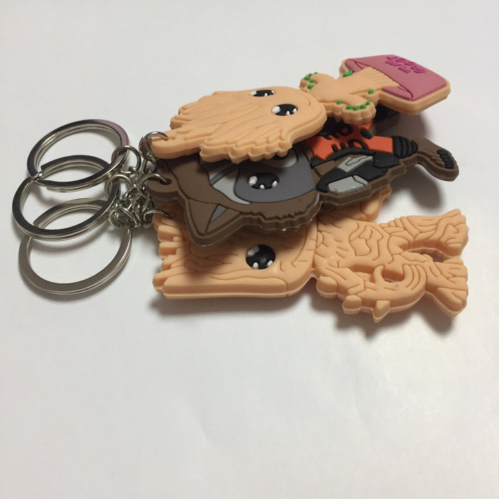 Wholesale Cartoon Cute PVC Keychain JDC-KC-Hual004