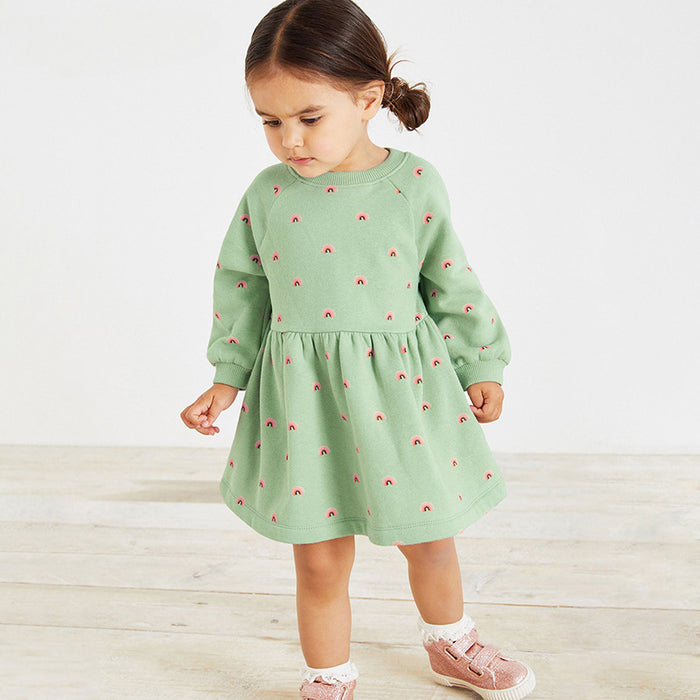 Wholesale Autumn Style Pure Cotton Princess Dress Long Sleeve Children's Dress JDC-CTS-BST036