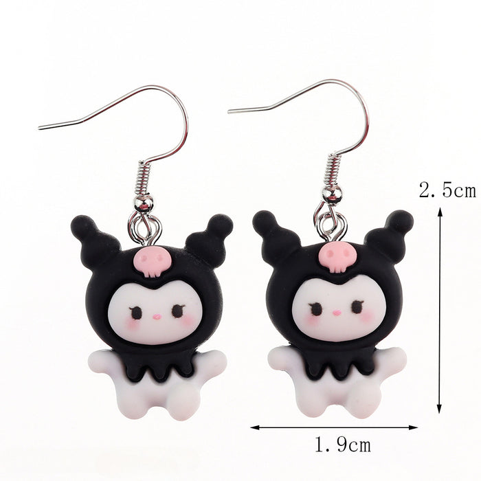 Wholesale Cartoon Resin Earrings JDC-ES-niqing031